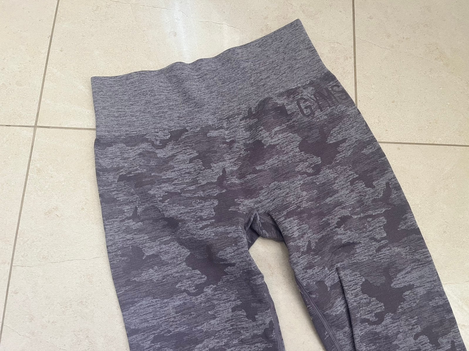 Gymshark Adapt Camo Seamless Leggings paars mt. S, Paars, Ophalen of Verzenden, Maat 36 (S), Fitness of Aerobics