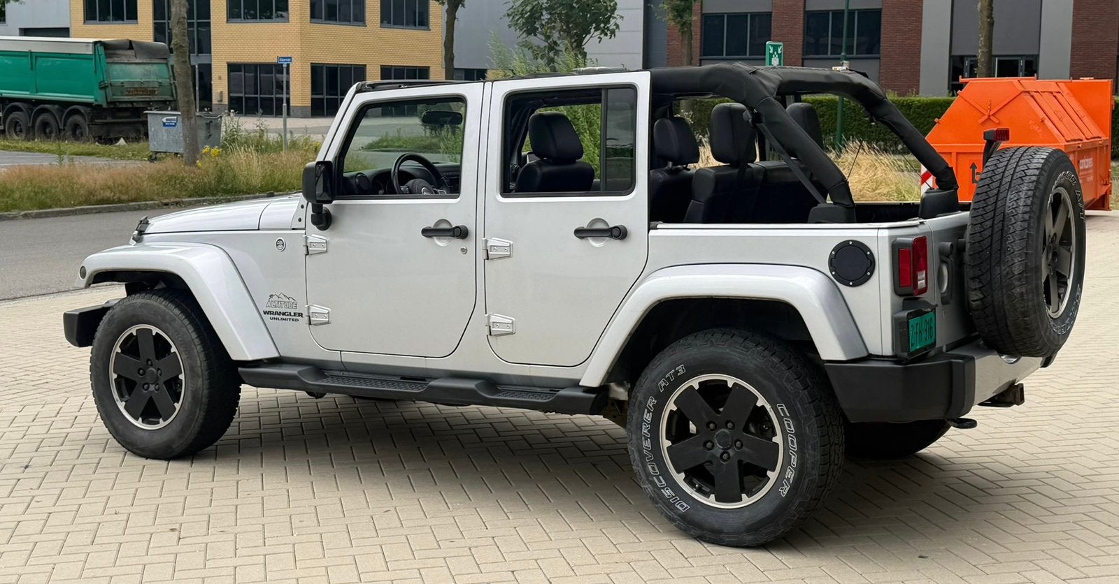 ‼️JEEP WRANGLER JK 3.6 V6 284PK SAHARA BJ2012, Auto's, Jeep, Automaat, Euro 5, Zwart, 2000 kg