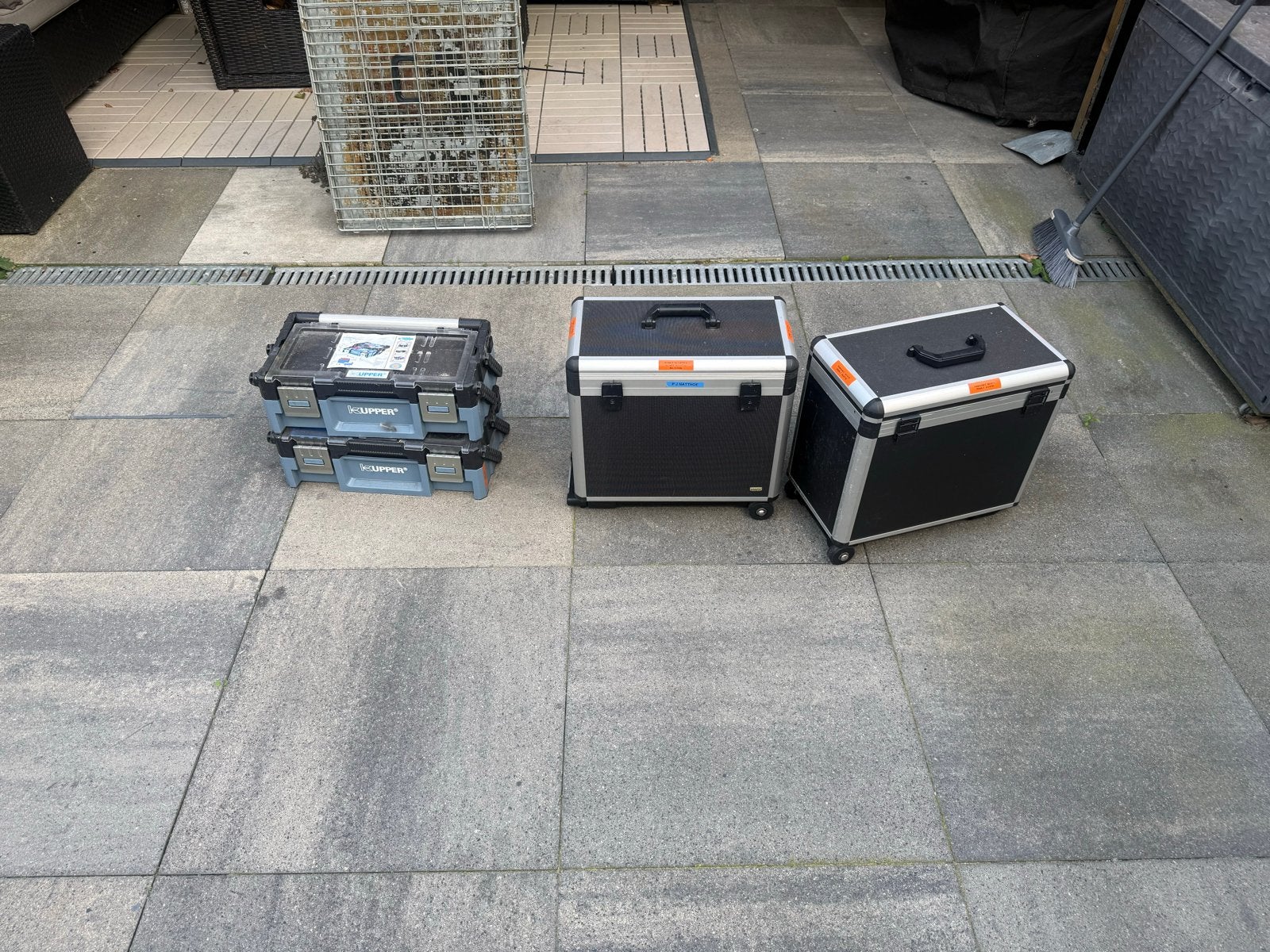 Gereedschapskisten en flightcases set, Ophalen of Verzenden, Gebruikt