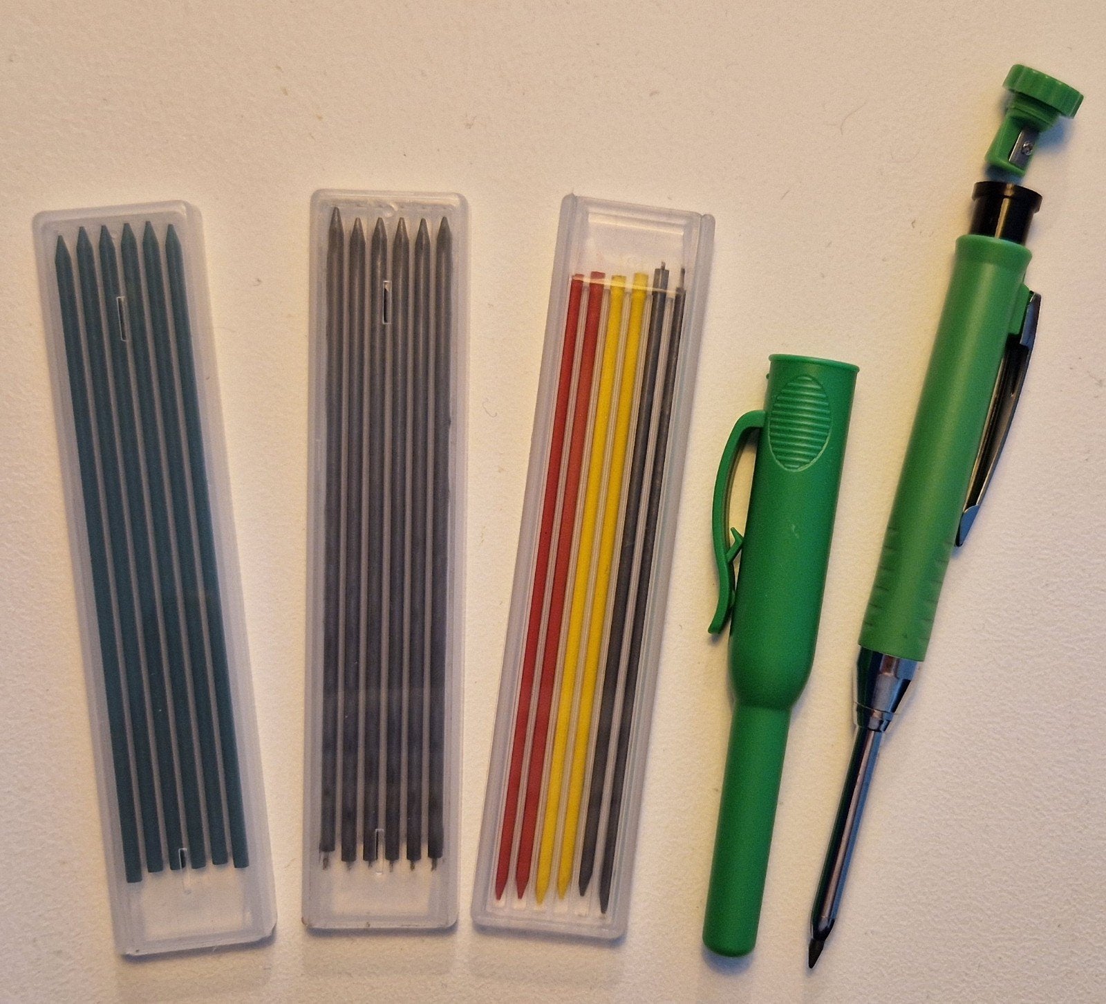 Pica Dry alternatief timmermanspotlood 2,8 mm met vullingen, Ophalen of Verzenden, Vulpen, Overige merken