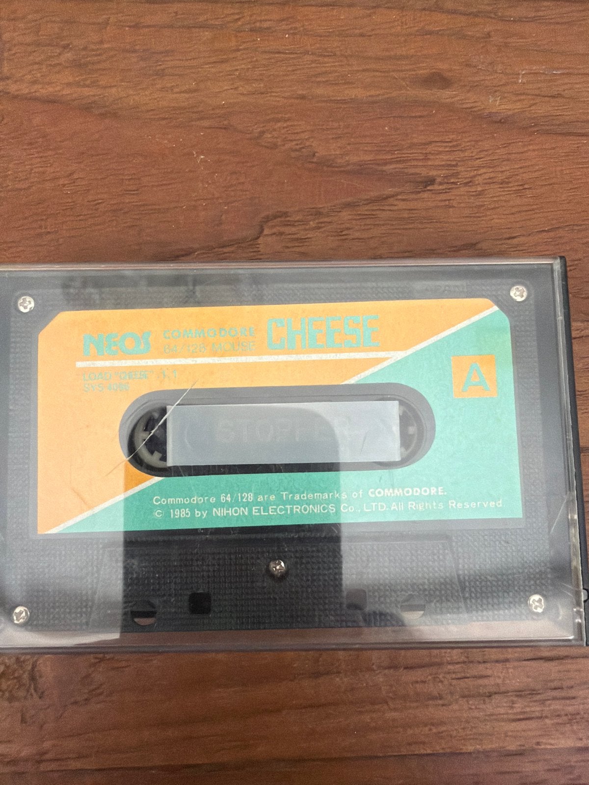 NEOS Cheese Commodore 64/128 Cassette Game, Ophalen of Verzenden, Gebruikt, Overige genres