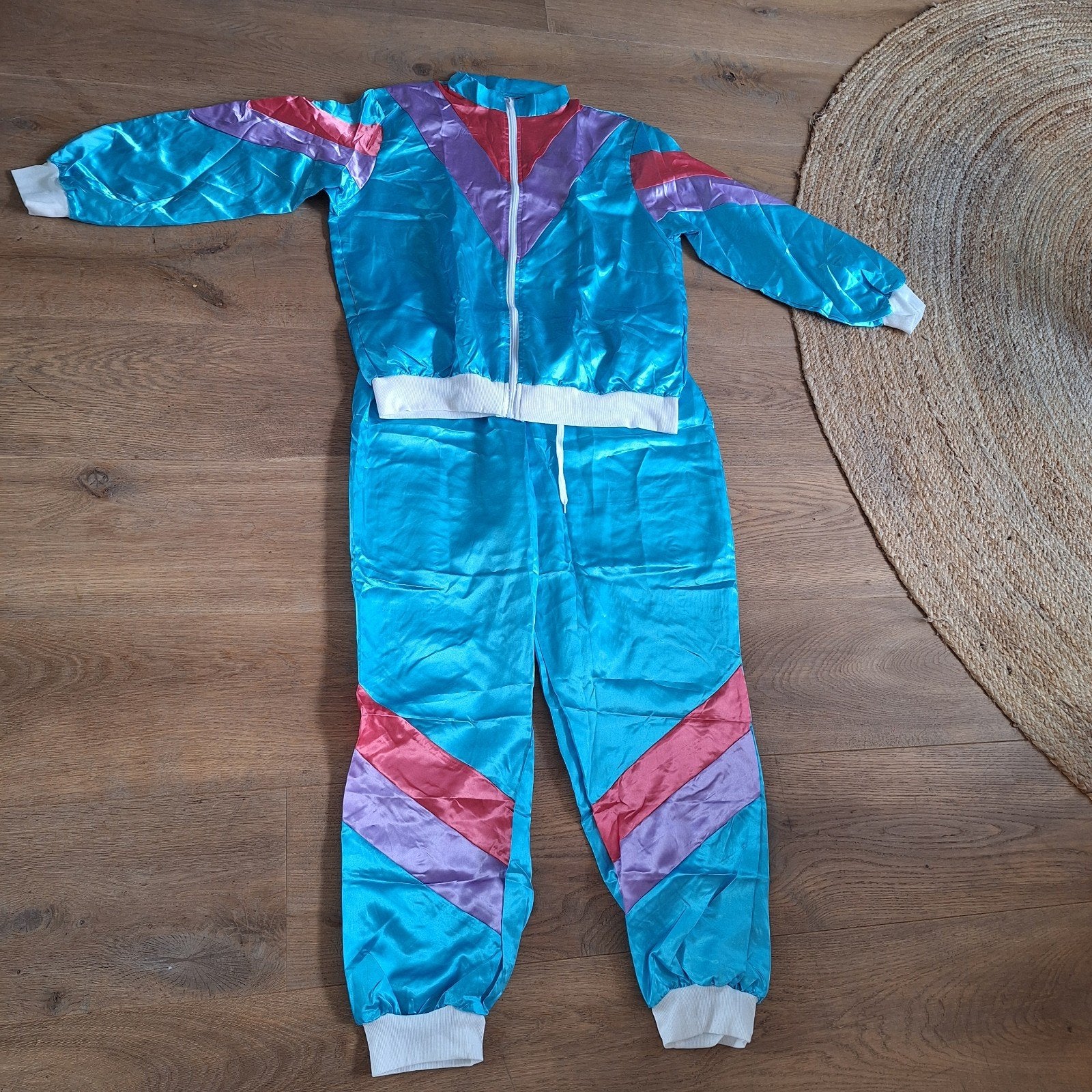 fout trainingspak 80's 90's retro disco XL, Verzenden, Maat 56/58 (XL), Kleding, Overige thema's