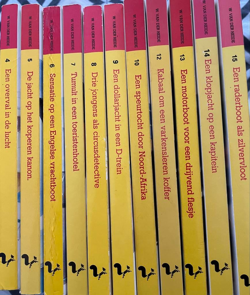 Bob Evers serie: 11 boeken + omnibus (Willy van der Heide), Boeken, Avontuur en Actie, Ophalen of Verzenden, Gelezen