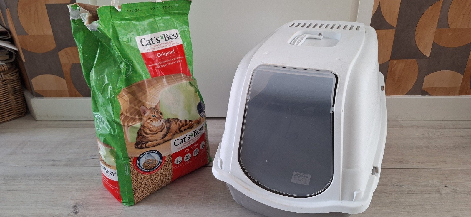 kattenbak, Ophalen, Nieuw