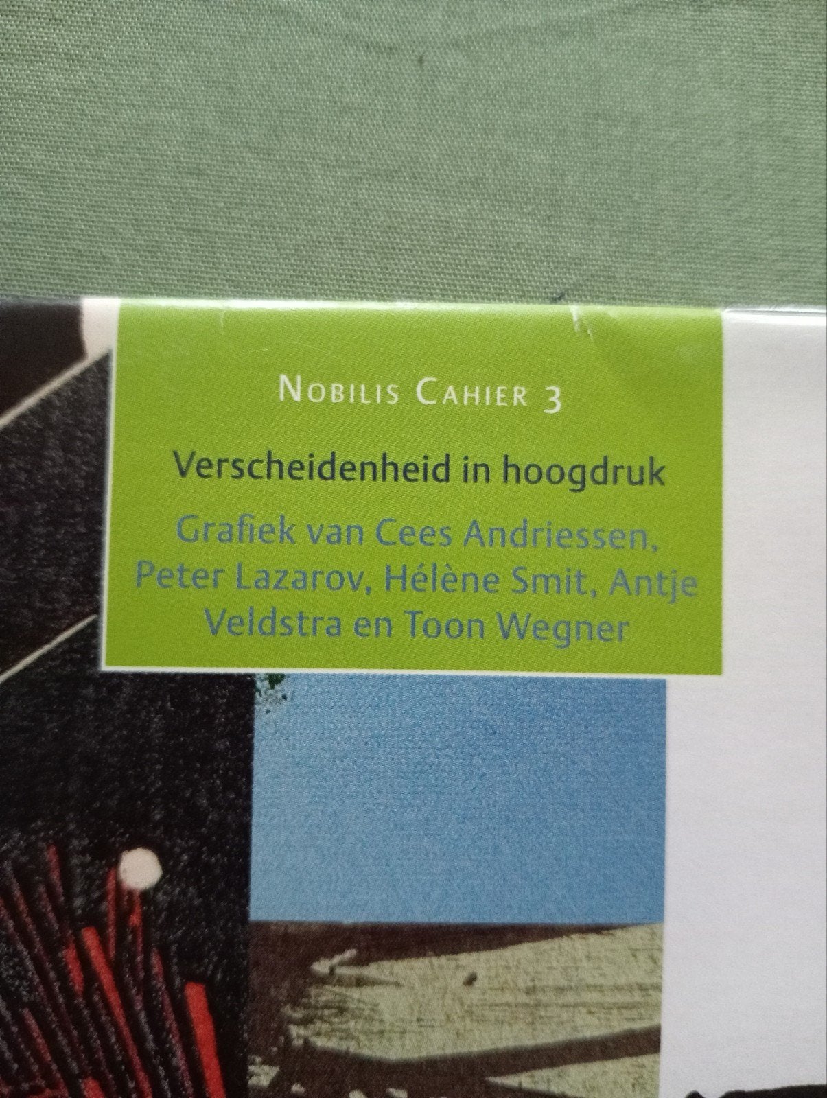 Nobilis Cahier 3: Verscheidenheid in hoogdruk - Grafiek, Ophalen of Verzenden, Gelezen, Grafische vormgeving