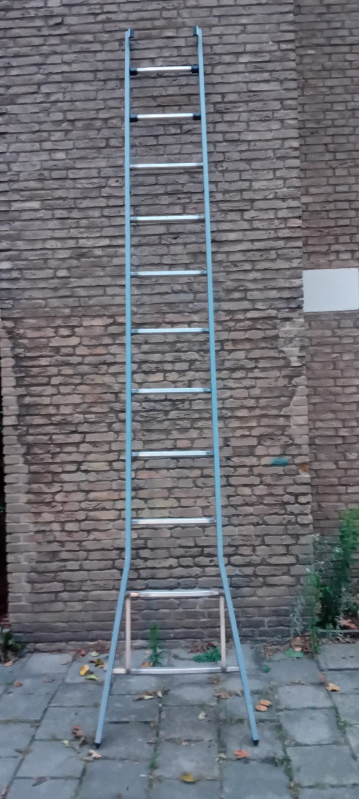 1x11 onderste deel van een 3x11 dirks glazenwassers ladder, Ophalen of Verzenden, 4 meter of meer