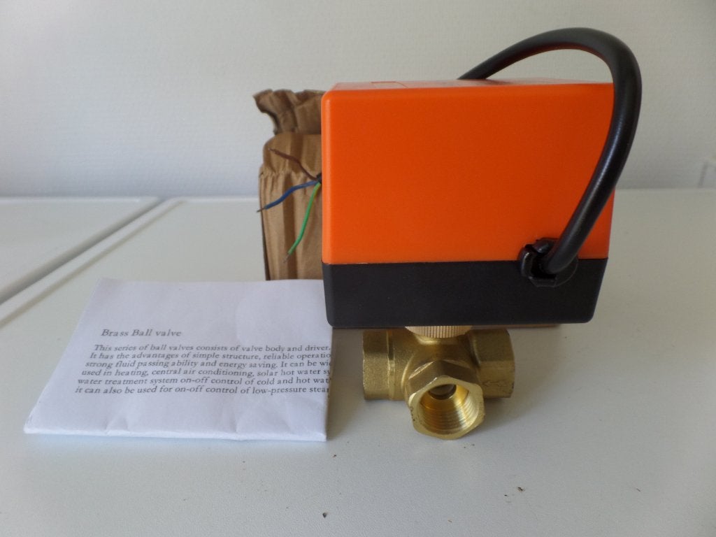 Driewegafsluiter, KWS, 40013, 12-24 VDC-(#9108), Overige materialen, Minder dan 20 mm, Overige typen, Nieuw