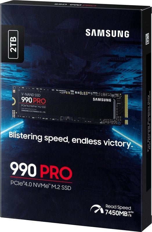 Samsung 990 Pro (zonder heatsink) 2TB, Computers en Software, Harde schijven, Intern, SSD, Nieuw, Ophalen of Verzenden