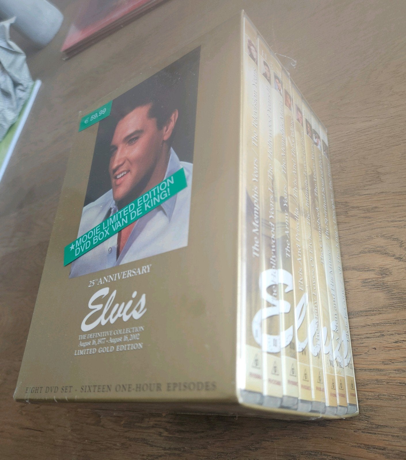 Elvis 25th Anniversary Limited Gold Edition DVD Box Set, Engels, Nederlands, Ophalen of Verzenden, Nieuw in verpakking