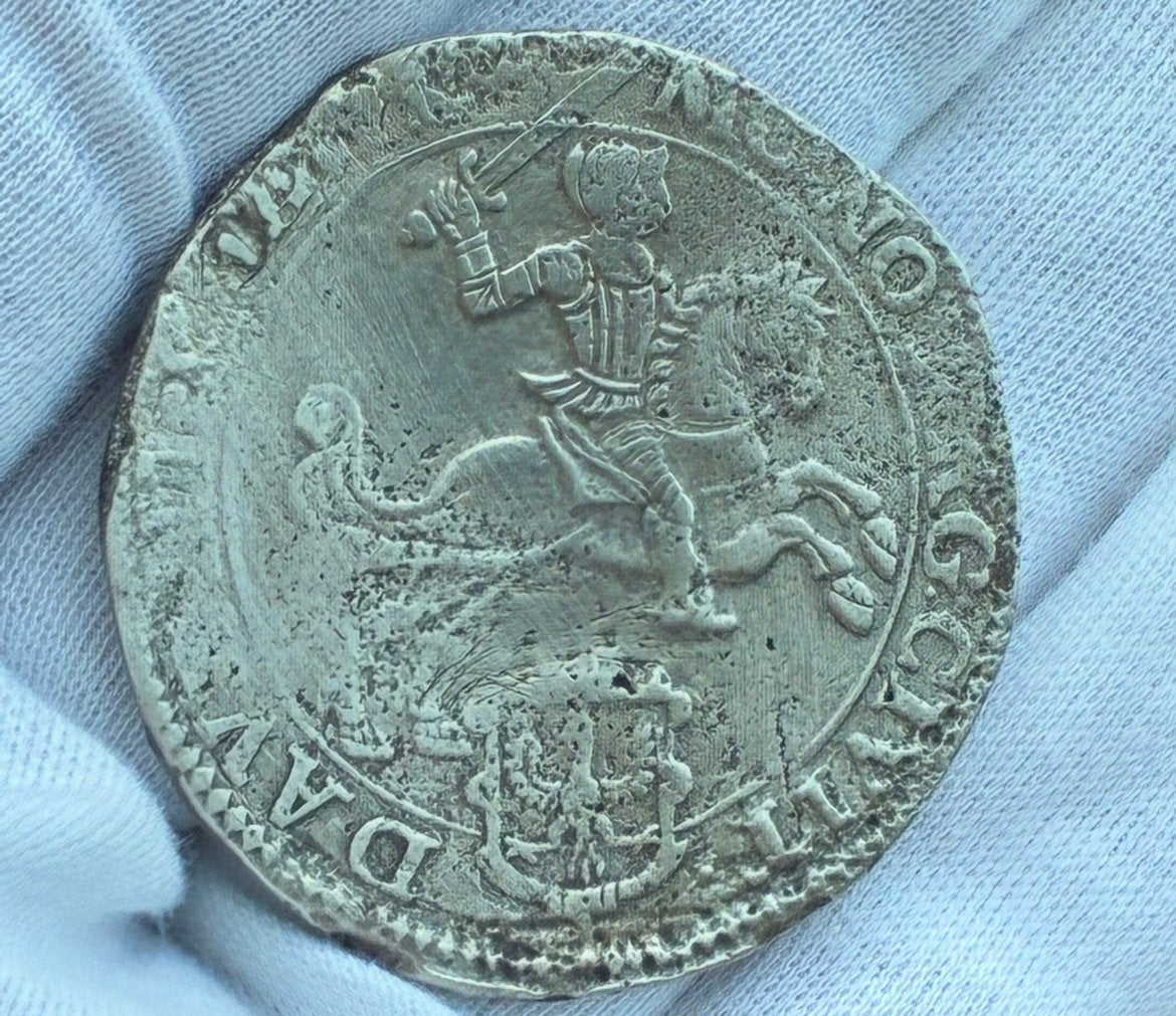 Zilveren Rijder 1666 Deventer, VOC Schip ‘t Vliegent Hert, Ophalen of Verzenden, Vóór koninkrijk, Overige waardes