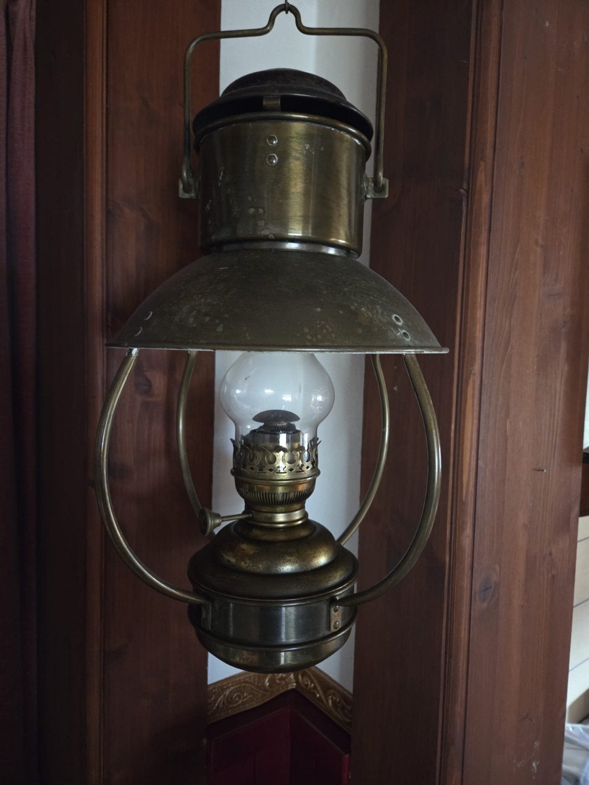 Olielamp /schipperslamp, Antiek en Kunst, Antiek | Lampen, Ophalen