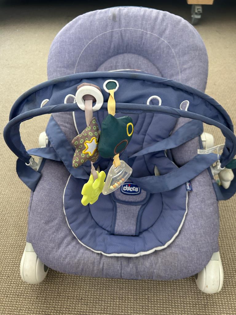 Chicco Wipstoel met Speelboog - Comfortabel en Veilig, Ophalen, Gebruikt, Verstelbaar, Wipstoel