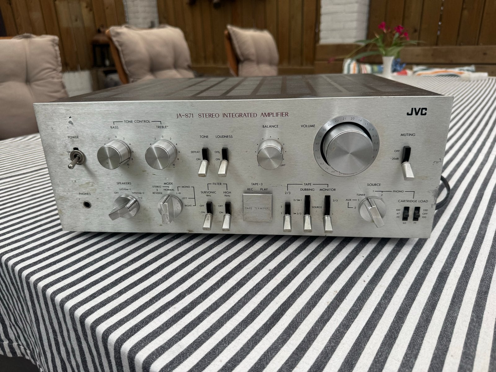 JVC JA-S71 Stereo Geïntegreerde Versterker, Ophalen, Gebruikt, JVC, 60 tot 120 watt