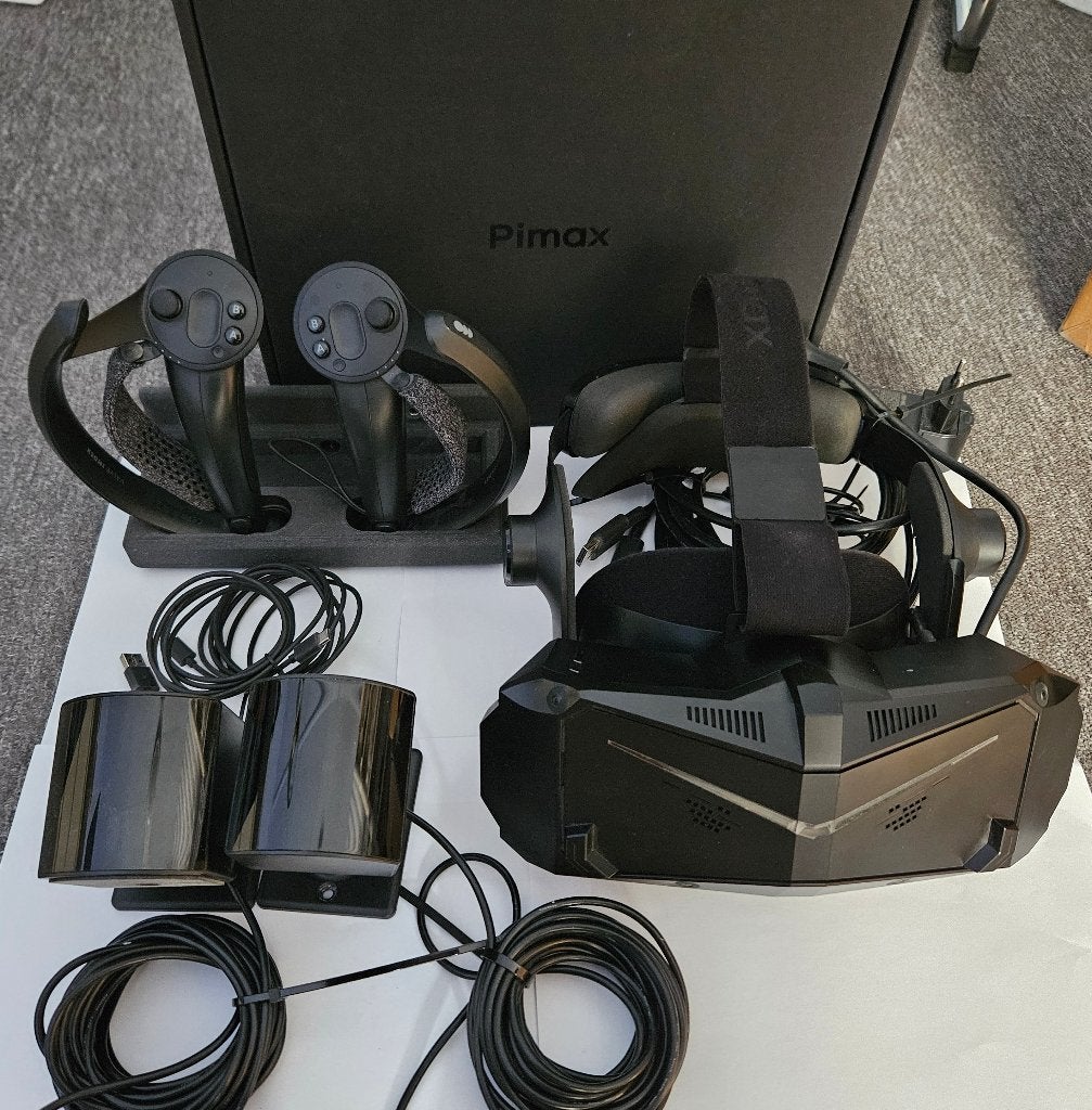 High-end PC VR: Pimax crystal light QLED lighthouse set, Ophalen, Gebruikt, VR-bril, Pc