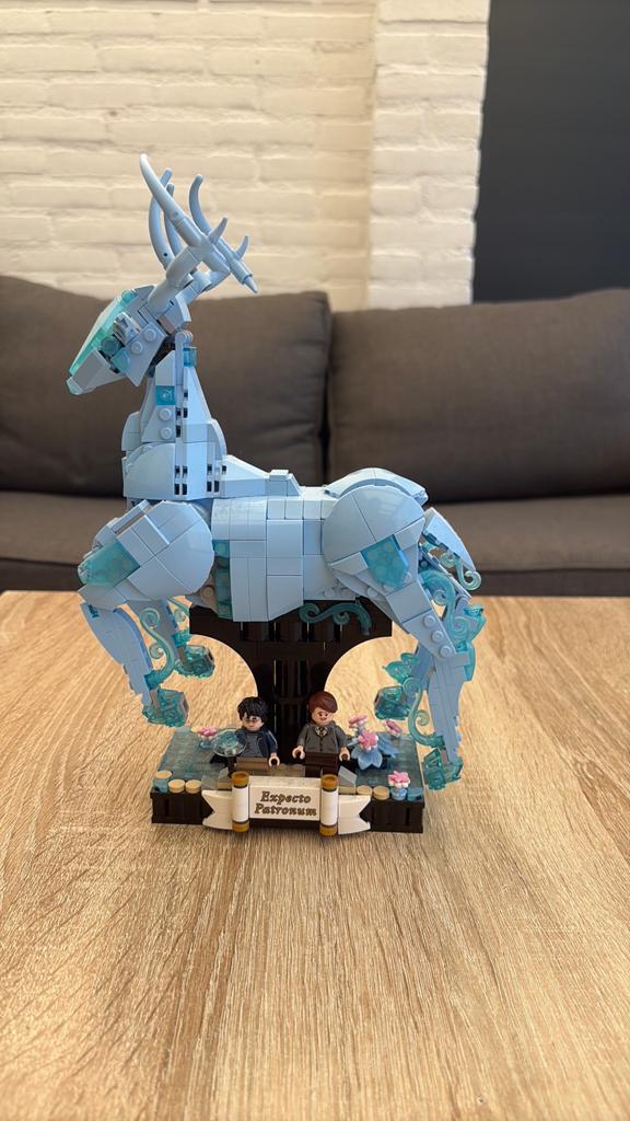 LEGO set van de expecto patronum van Harry Potter, Lego, Harry Potter, Ophalen of Verzenden, Zo goed als nieuw