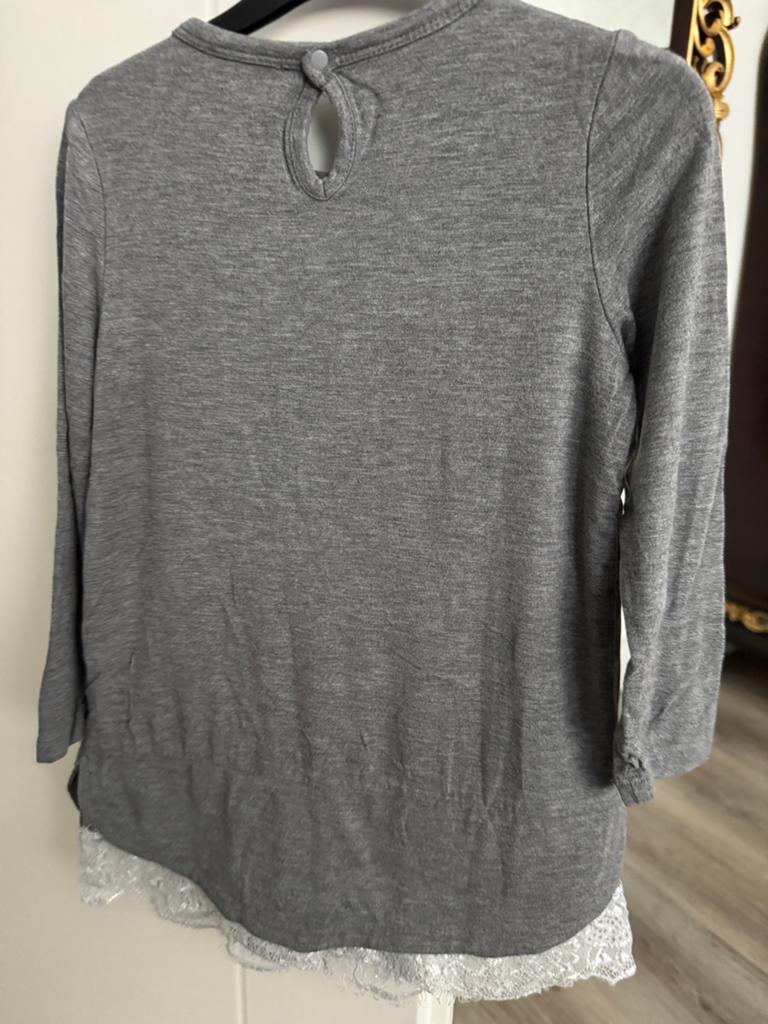 Nieuwstaat Microbe tuniekje maat 92 met kant, Ophalen of Verzenden, Nieuw, Meisje, Shirt of Longsleeve