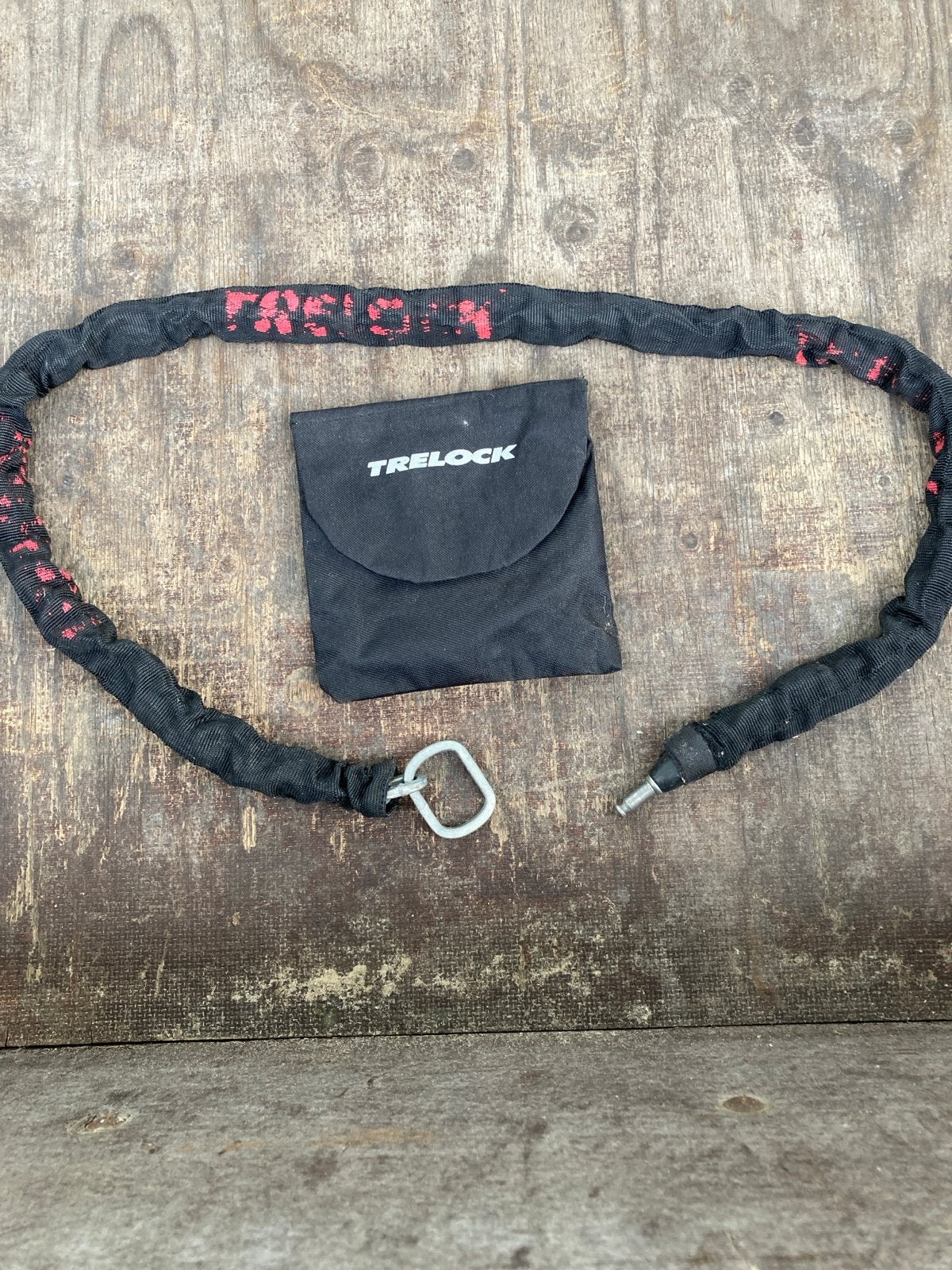 Trelock Insteekketting met Handig Tasje, Ophalen of Verzenden, Gebruikt, Insteekslot
