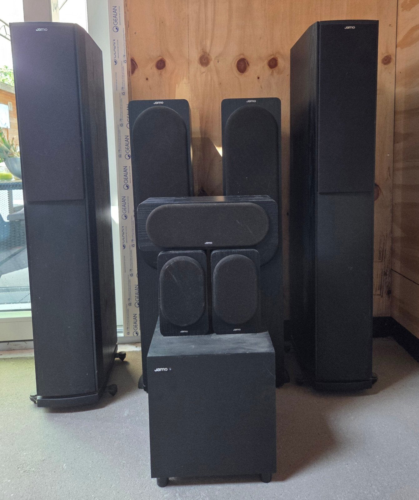 home cinema set Jamo, Ophalen, Gebruikt, 60 tot 120 watt, Jamo