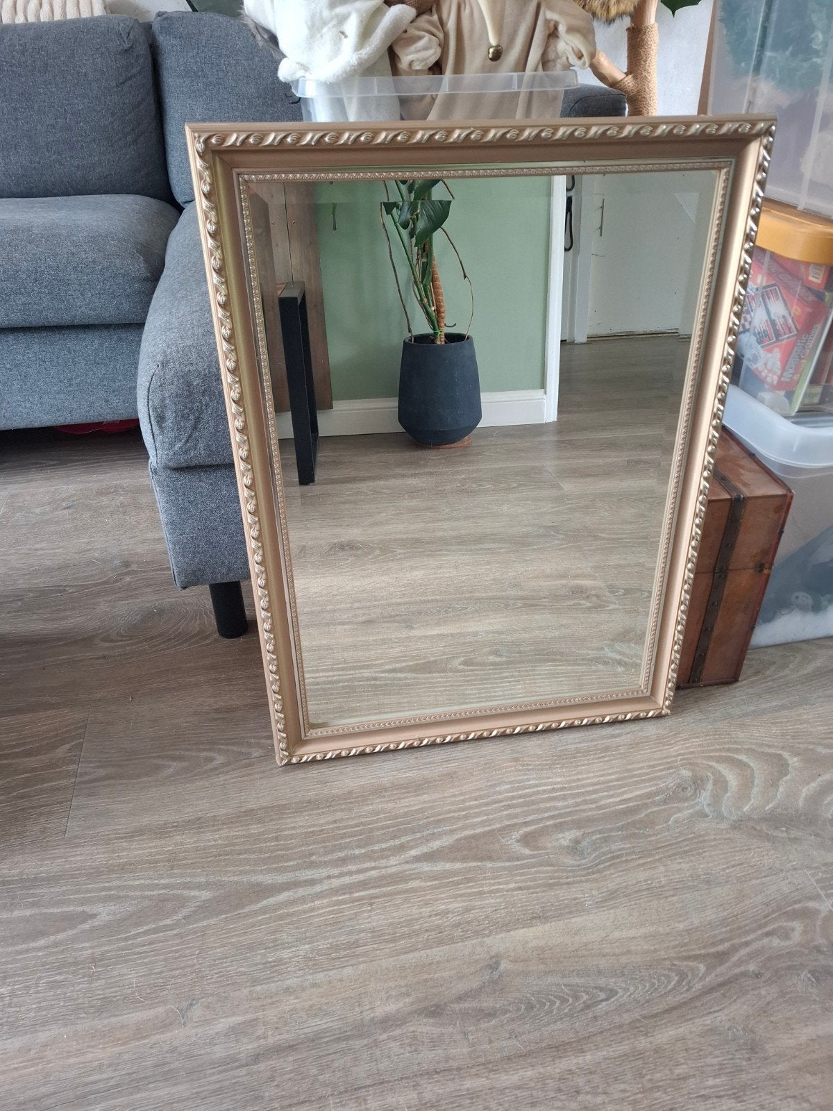 prachtige spiegel, Huis en Inrichting, Woonaccessoires | Spiegels, Ophalen, Gebruikt, Minder dan 100 cm, Rechthoekig