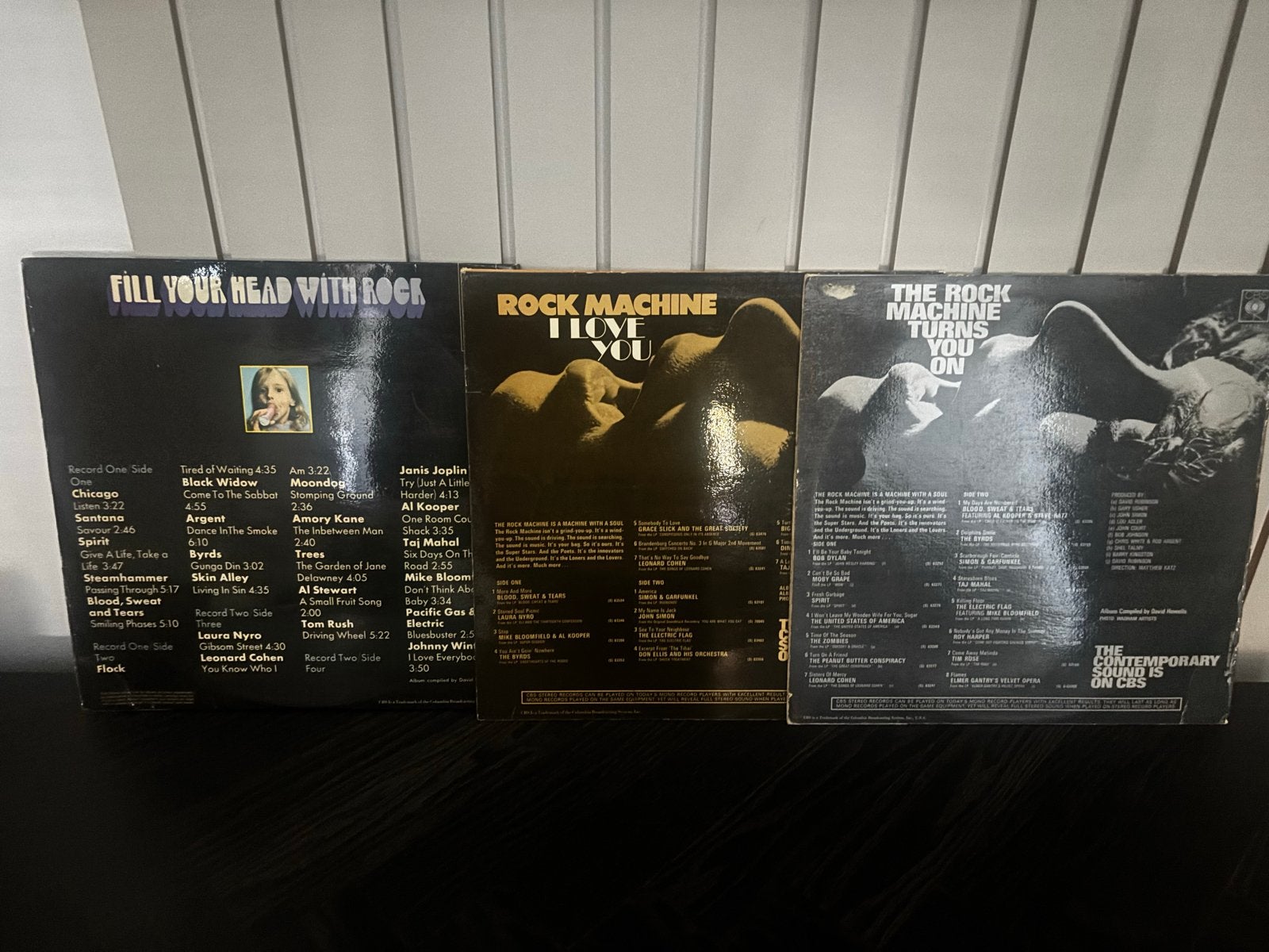 Rock Machine LP Collectie: 3 Klassieke Compilaties, Cd's en Dvd's, LP, Gebruikt, Ophalen of Verzenden, Classic Rock