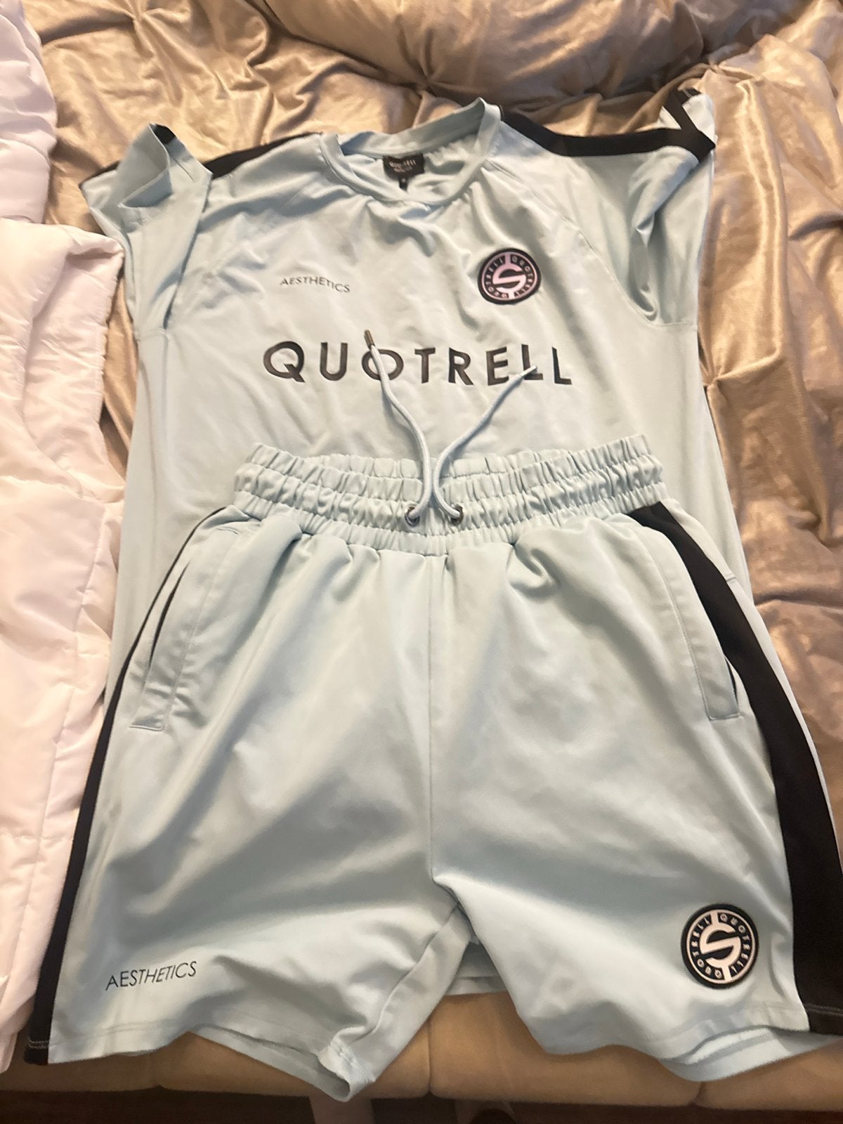 Quotrell zomersetje maat M - 2x gedragen, Kleding | Heren, Ophalen of Verzenden, Zo goed als nieuw, Algemeen, Maat 48/50 (M)