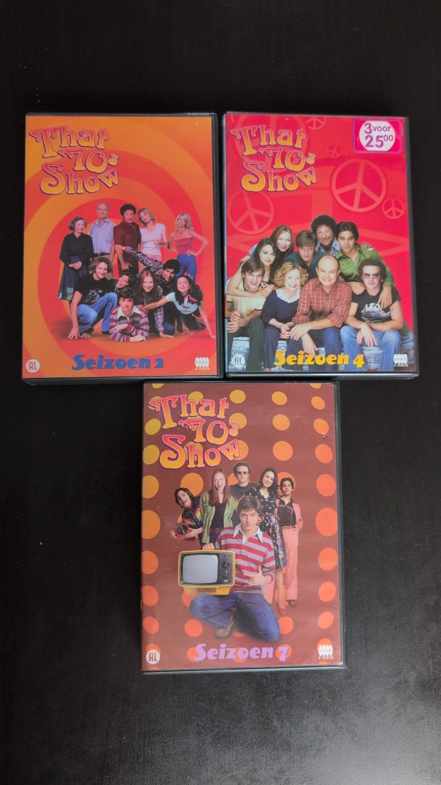 70's Show, seizoen 2, 4 en 7, Alle leeftijden, Ophalen of Verzenden, Zo goed als nieuw, Tv-programma of Sketches