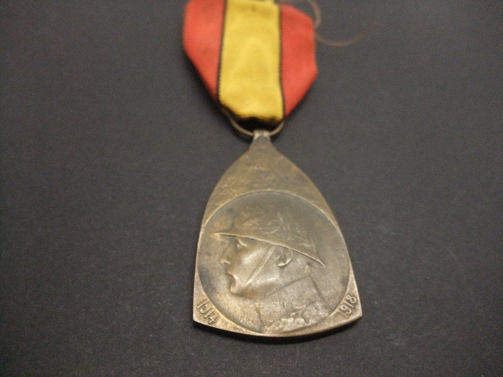 Belgische Oorlogsherinneringsmedaille 1914-1918, Ophalen of Verzenden, Overige materialen