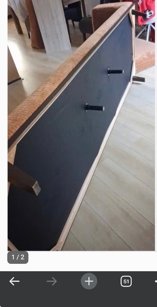 Bankstel 2/3 zitter, Ophalen, Tweepersoons, 75 tot 100 cm, Zo goed als nieuw