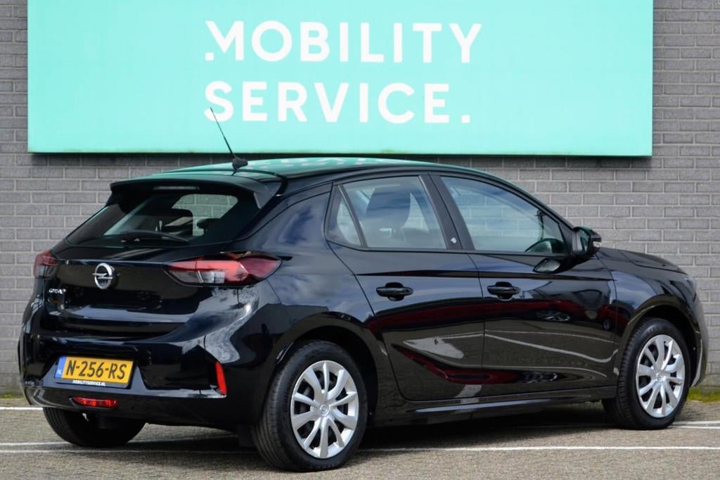 Opel Corsa-e Edition 50 kWh SOH93% CarPlay W.pomp Clima, 330 km, Gebruikt, Zwart, Origineel Nederlands