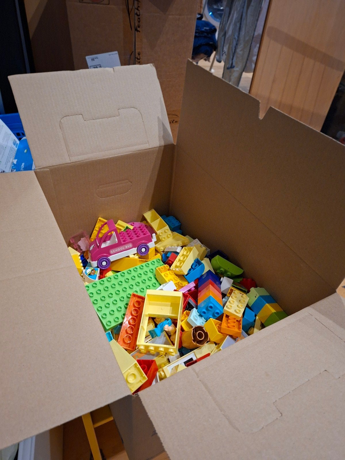 Verhuisdoos vol echte Duplo., Ophalen, Zo goed als nieuw
