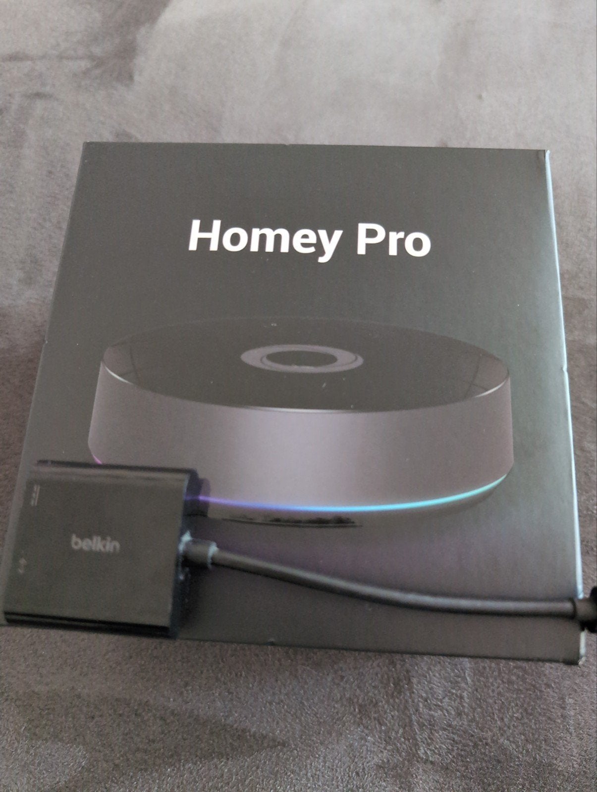 Homey Pro (2023) + Belkin Ethernet Adapter, Ophalen, Gebruikt