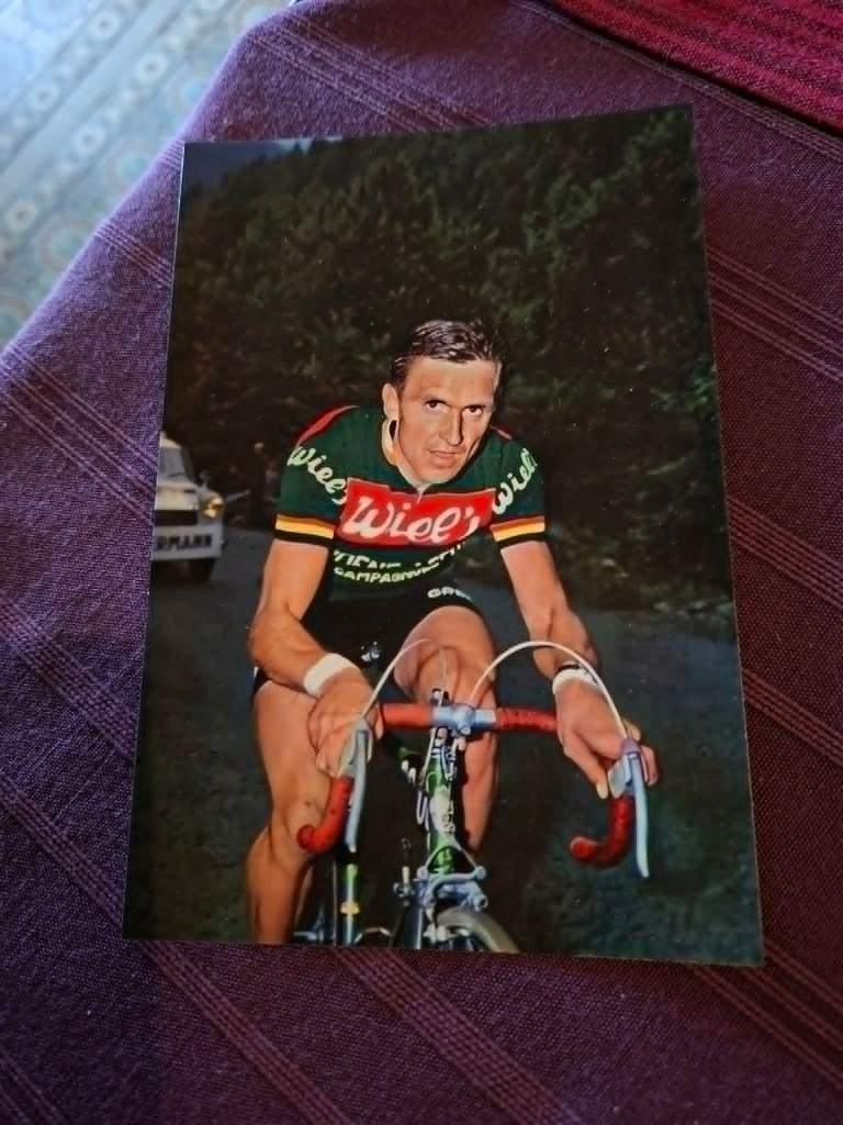 Foto (Repro) Hans Junkermann / Wiel's-Groene Leeuw, Ophalen of Verzenden, Zo goed als nieuw, Overige sporten, Poster, Plaatje of Sticker