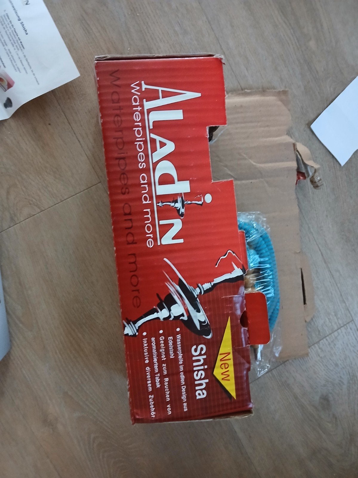 Aladin Shisha Waterpijp - Nieuw in Doos, Ophalen of Verzenden, Nieuw, (Water)pijp