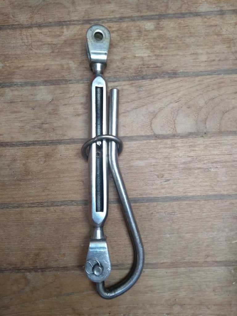 Voorstag spanner zware kwaliteit ca 25 - 35 cm, Ophalen of Verzenden, Gebruikt, Overige typen
