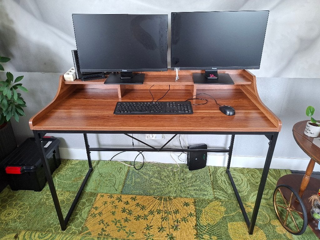 Bureau, Ophalen, Gebruikt, 120 cm, Industrieel