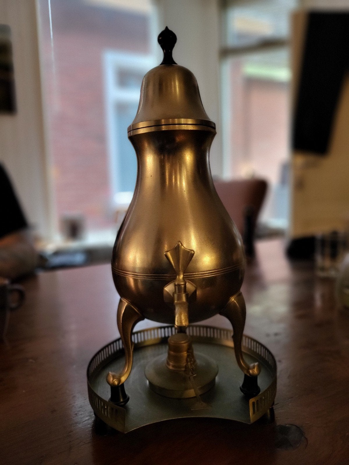 Antieke Kraantjespot - Koperen Koffie/Thee Dispenser, Ophalen of Verzenden