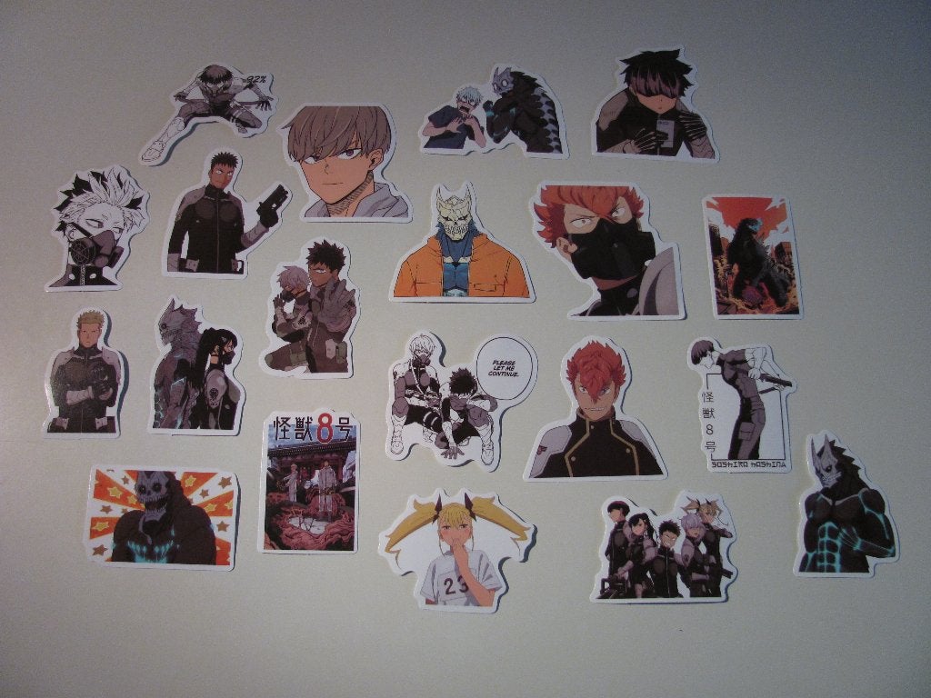 Kaiju No. 8 anime stickers, Ophalen of Verzenden, Nieuw, Strip of Tekenfilm