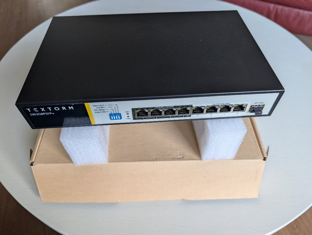 Textorm SW2G8PSFP+ PoE Switch, Ophalen of Verzenden, Nieuw