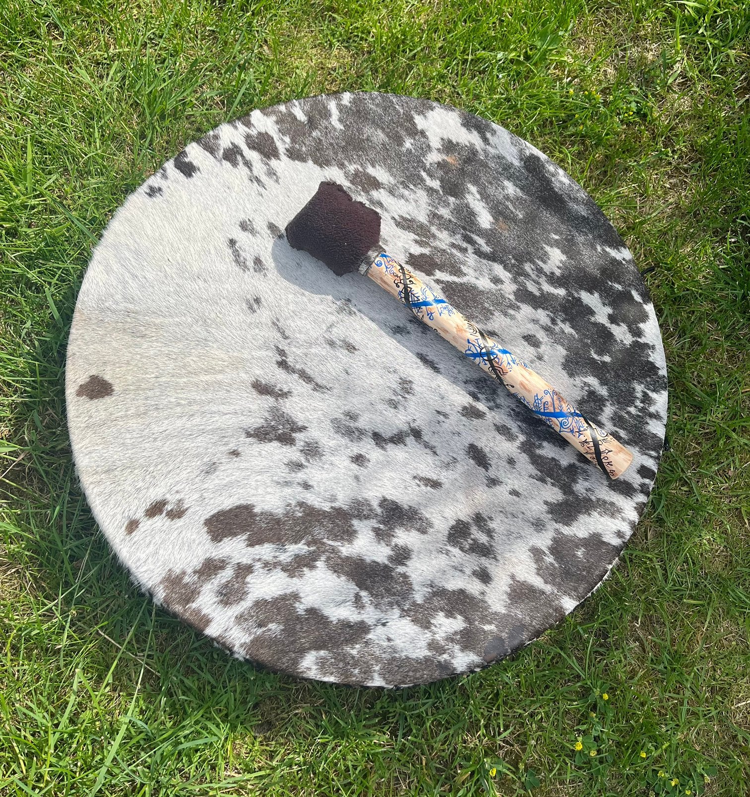 Sjamaan drum luipaard paard, Ophalen of Verzenden, Nieuw, Trommel