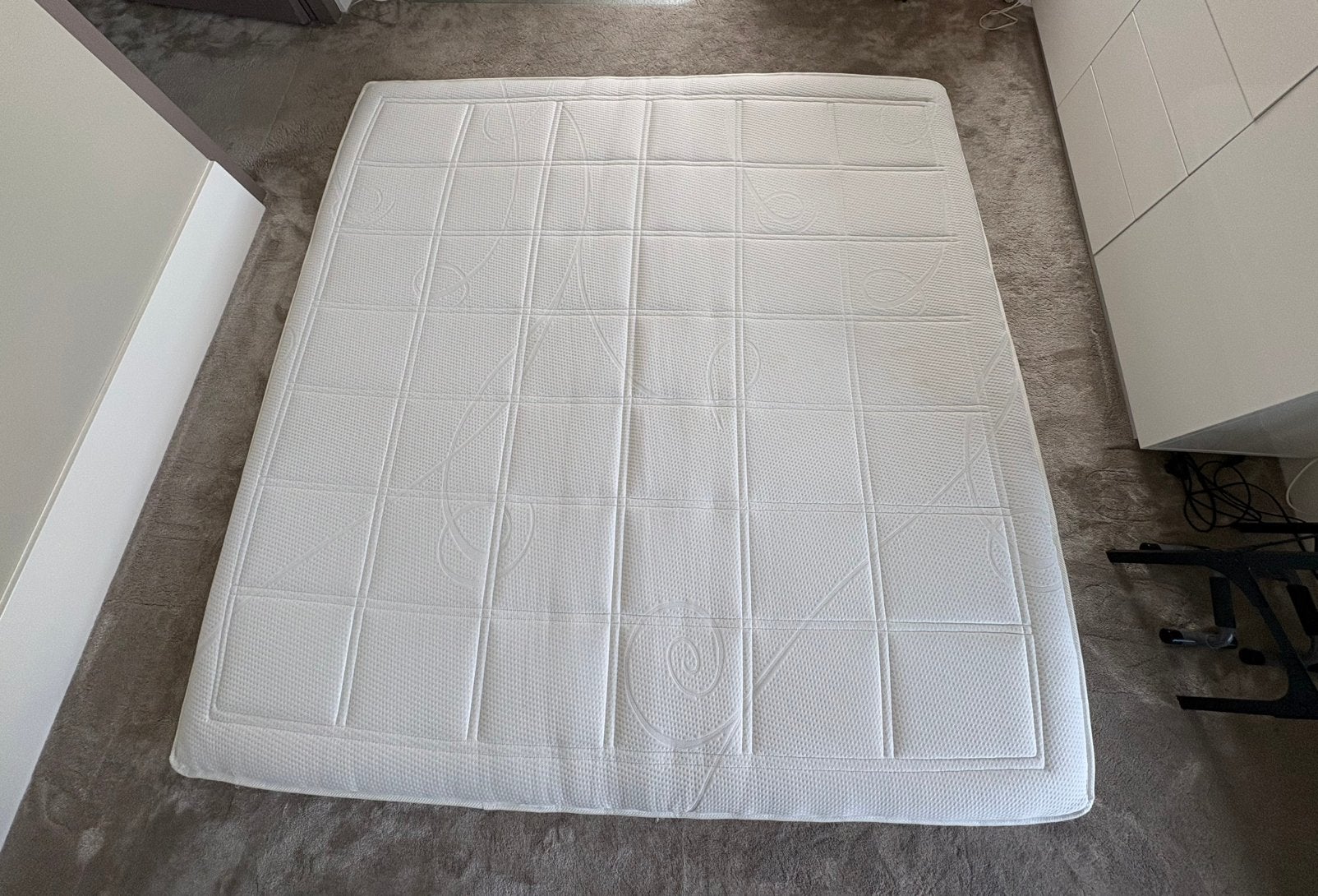 Topmatras 2,00 bij 2,10 mt, merk Diks Bedmakers, Ophalen, Gebruikt, 210 cm, Tweepersoons