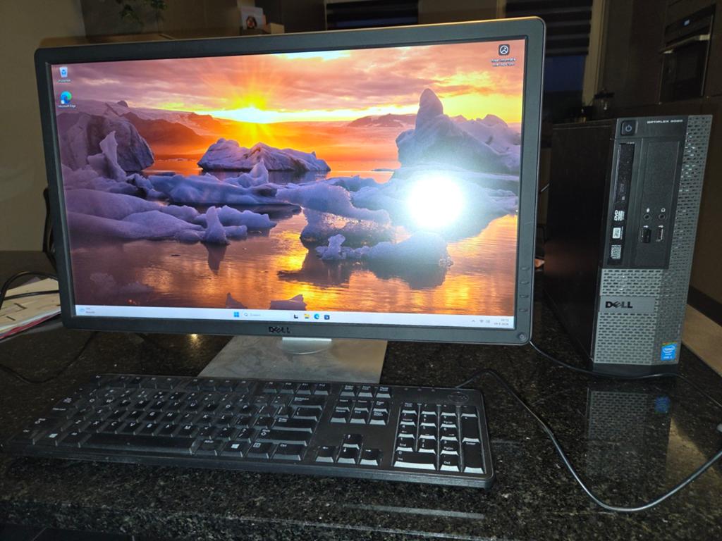 Dell Optiplex 3020 MFF Desktop PC met Monitor en Toetsenbord, Computers en Software, Desktop Pc's, 240gb, Gebruikt, Met monitor