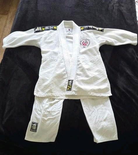 Matsuru Judo Pak - Wit, Maat 130, Maat XS of kleiner, Ophalen of Verzenden, Zo goed als nieuw, Judo