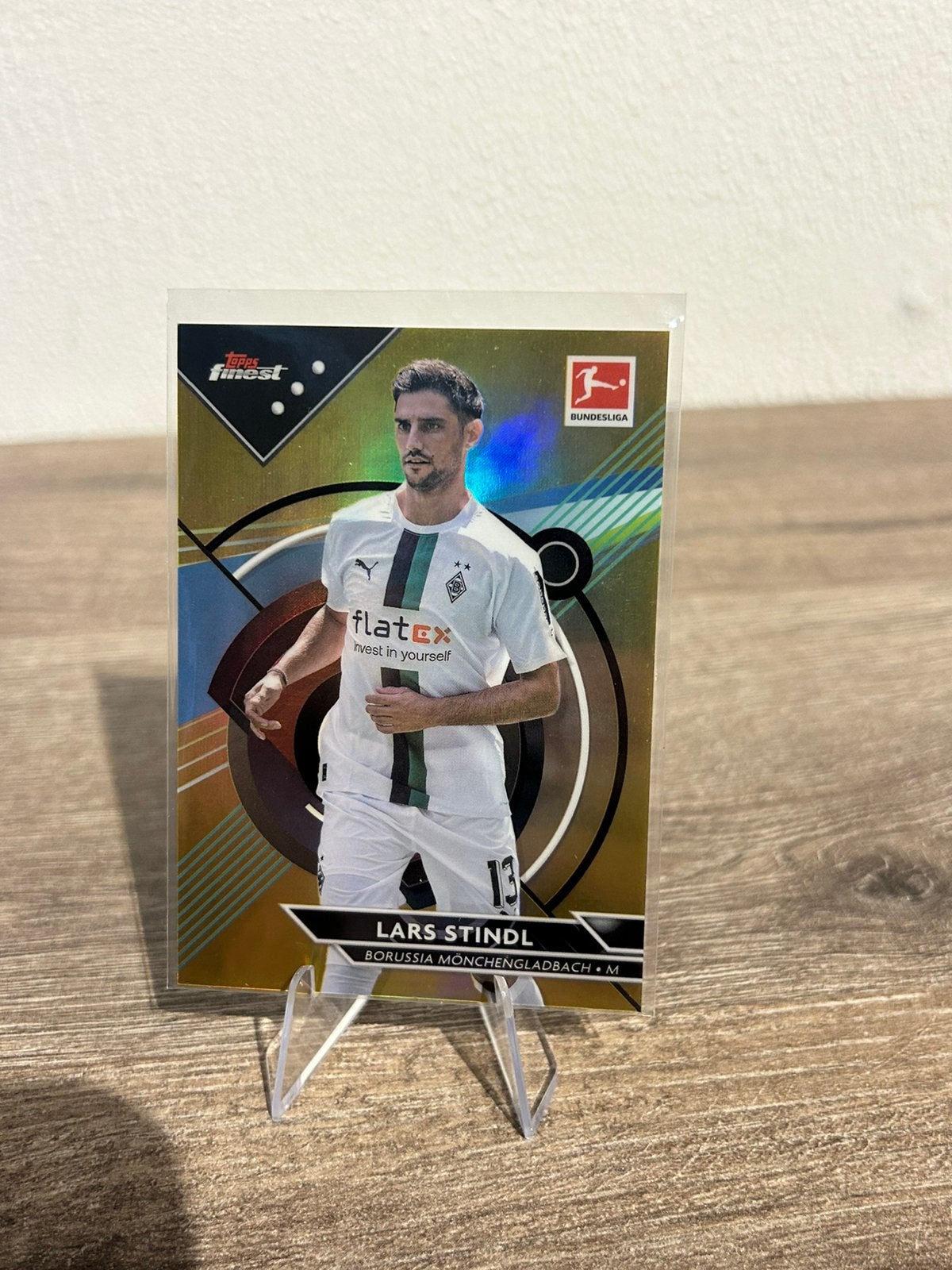 Lars Stindl 2022-23 Topps Finest Bundesligs #114 /50 Gold, Ophalen of Verzenden, Zo goed als nieuw, Plaatje