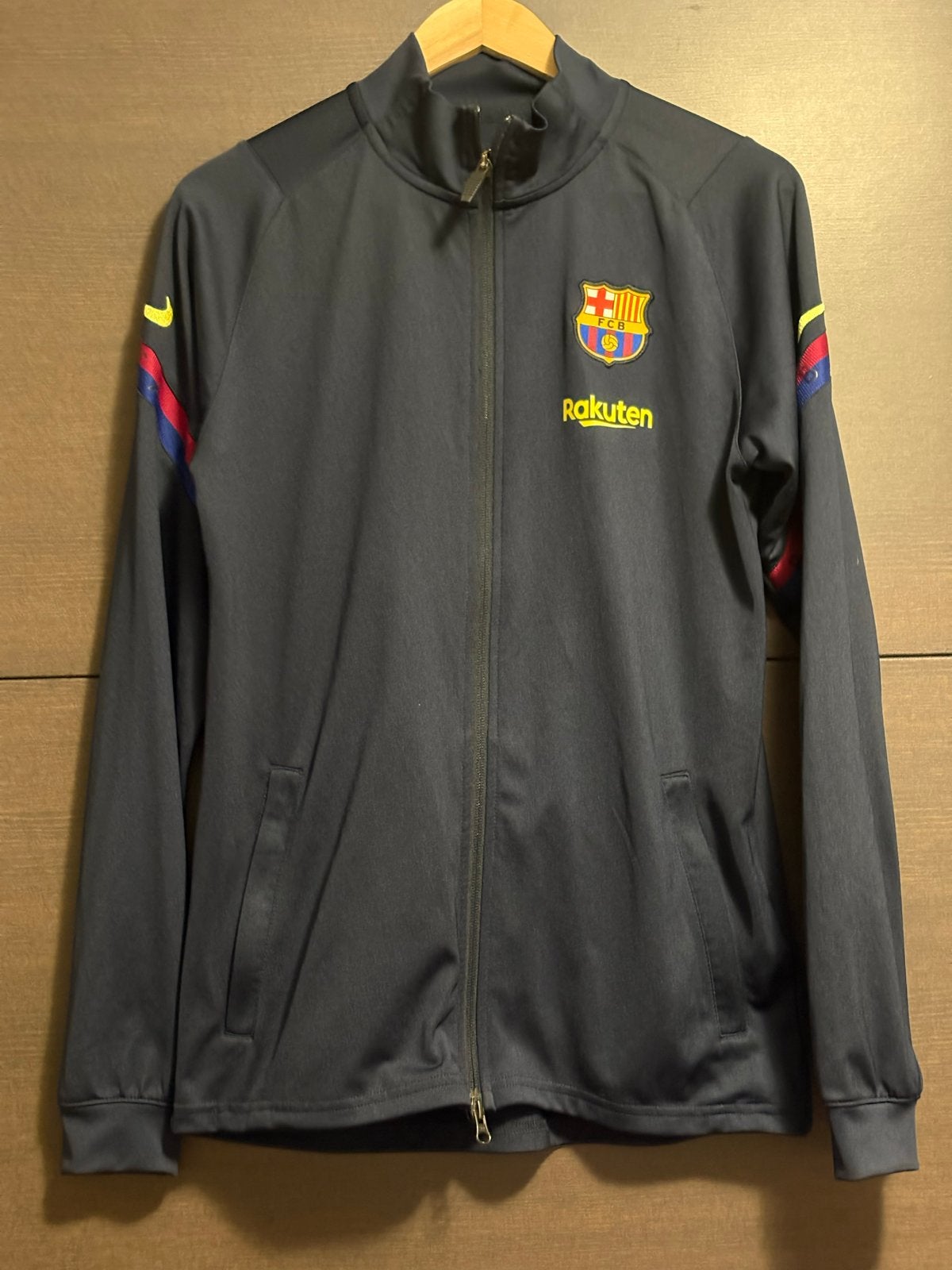 FC Barcelona Trainingsjack Nike Dri-FIT Maat S, Blauw, Nieuw, Ophalen of Verzenden, Voetbal
