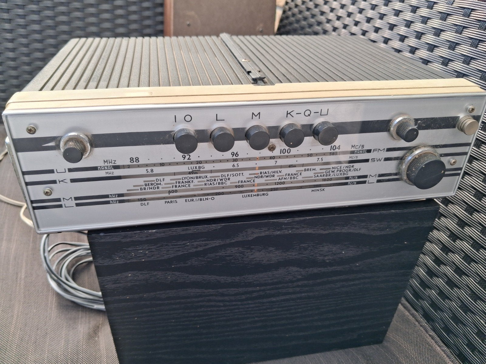 Blaupunkt Derby 670 Vintage Transistorradio, Audio, Tv en Foto, Ophalen of Verzenden, Gebruikt, Transistorradio