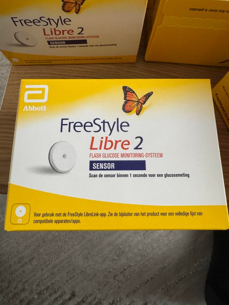 16x Freestyle Libre 2 Sensoren - Nieuw in doos, Diversen, Ophalen, Nieuw