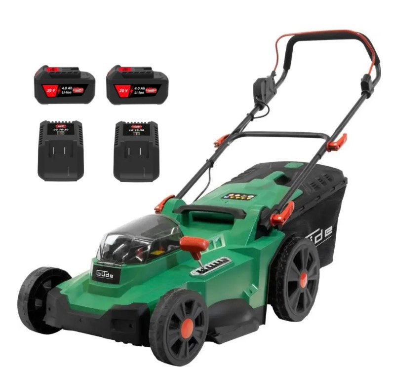 Güde Accu Grasmaaier 430/40-8 Inclusief 2x 4,0 Ah Accu, Ophalen, Nieuw, Mulchfunctie