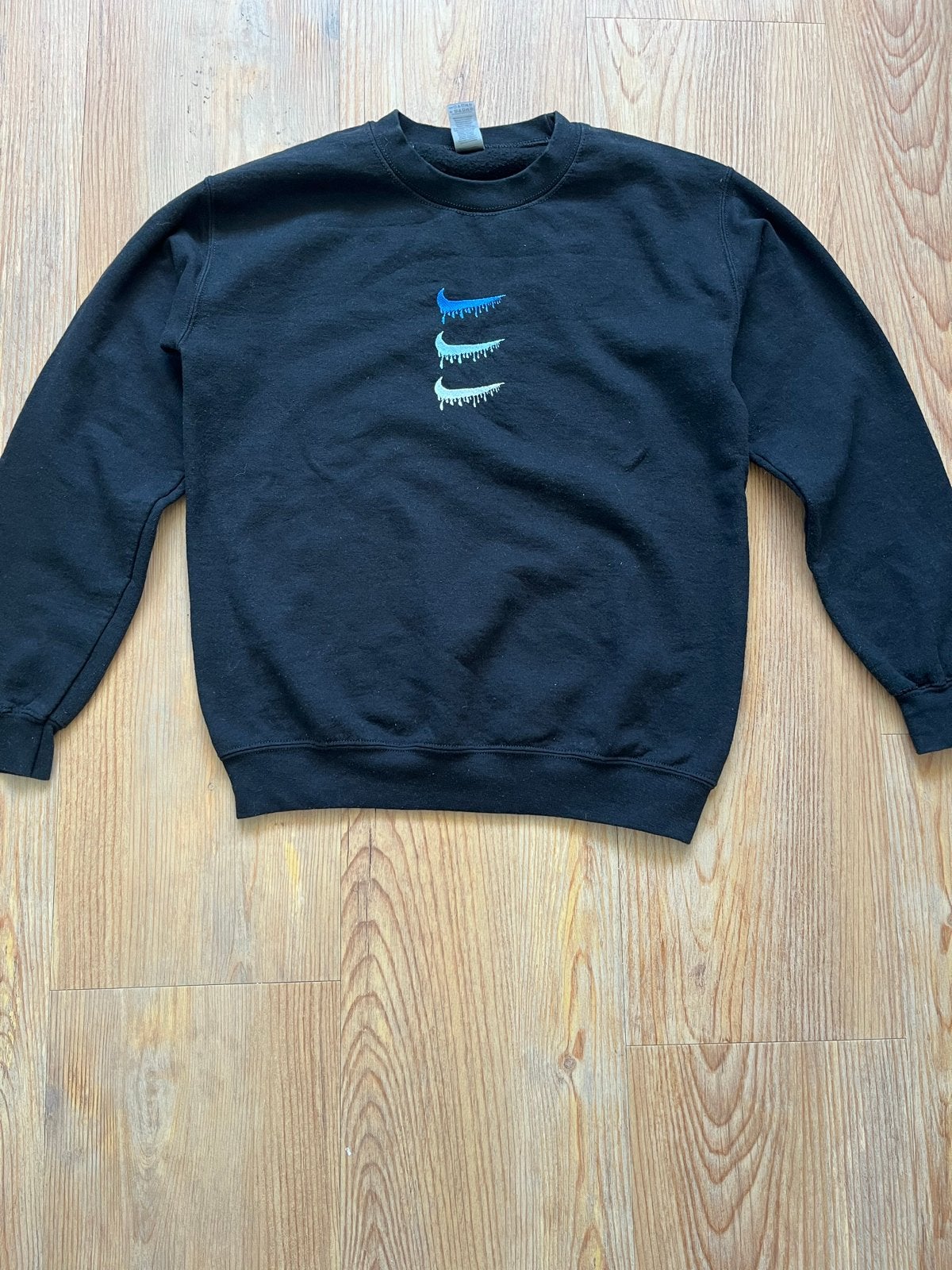 Vintage gebreide Nike trui - Zwart, Maat S, Kleding | Dames, Ophalen of Verzenden, Zo goed als nieuw, Maat 36 (S), Zwart