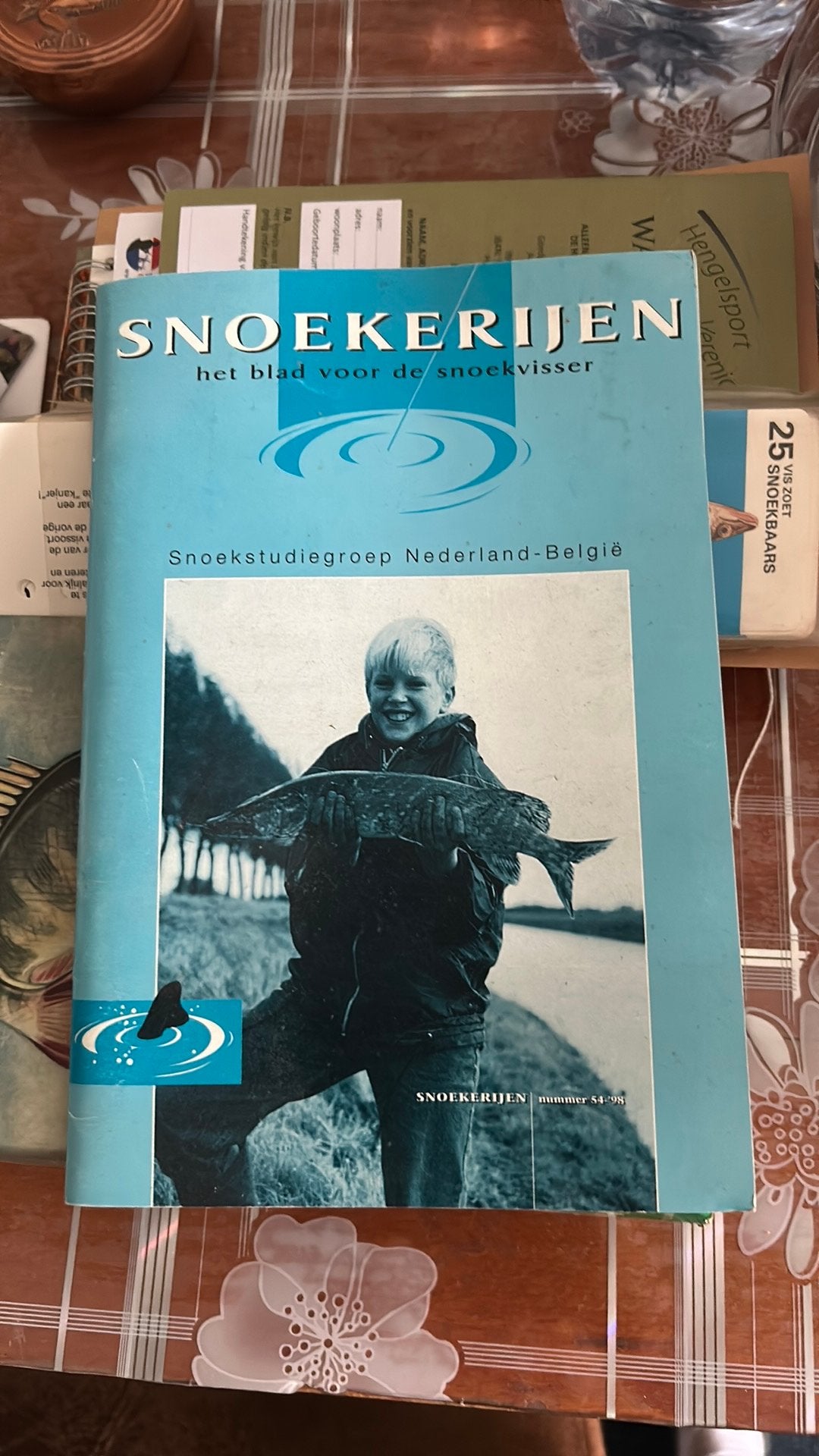 Snoekstudie boekje - snoekerijen, Watersport en Boten, Hengelsport | Roofvissen, Ophalen of Verzenden, Zo goed als nieuw, Overige typen