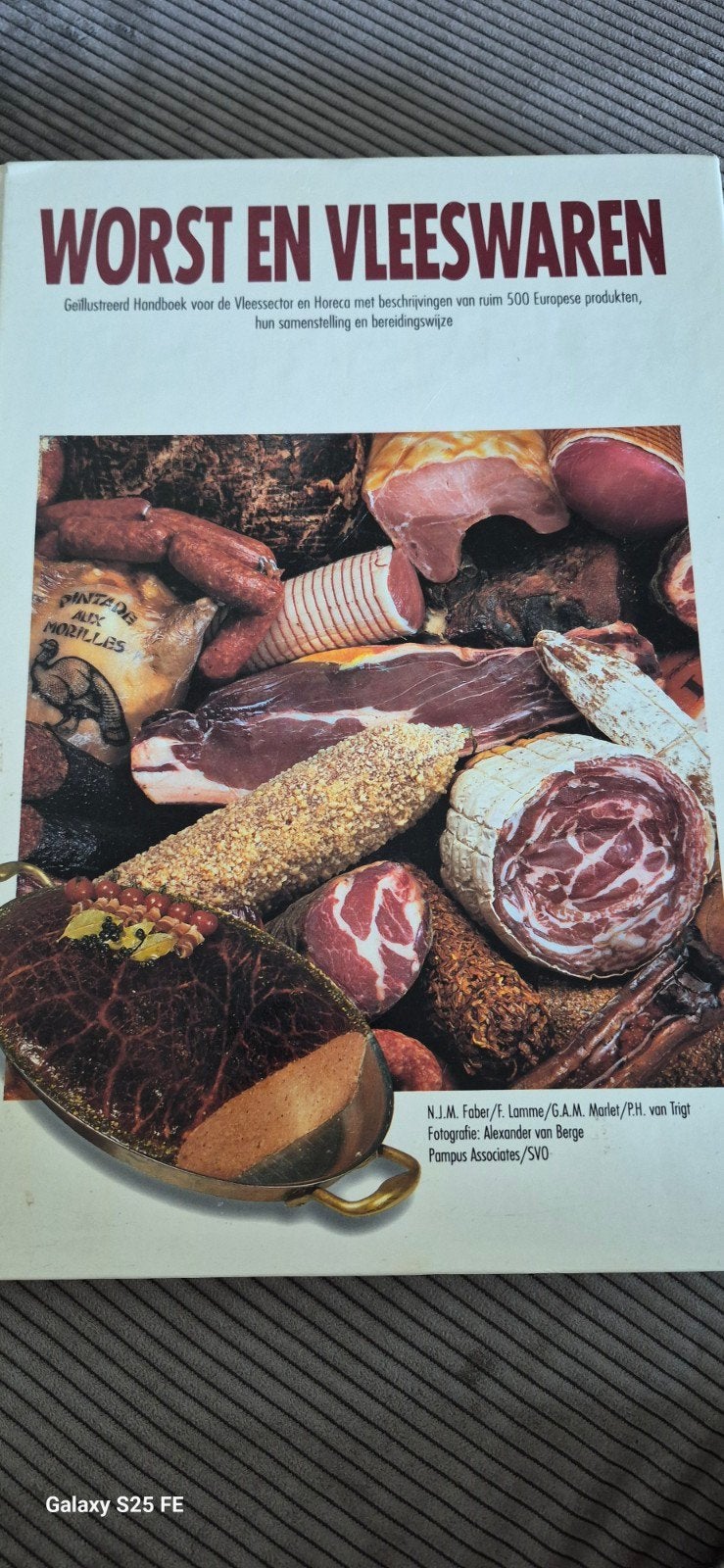 Worst en Vleeswaren - Geïllustreerd Handboek, Ophalen of Verzenden, Zo goed als nieuw, Overige typen, N.J.M. Faber / F. Lamme / G.A.M. Marlet / P.H. van Trigt